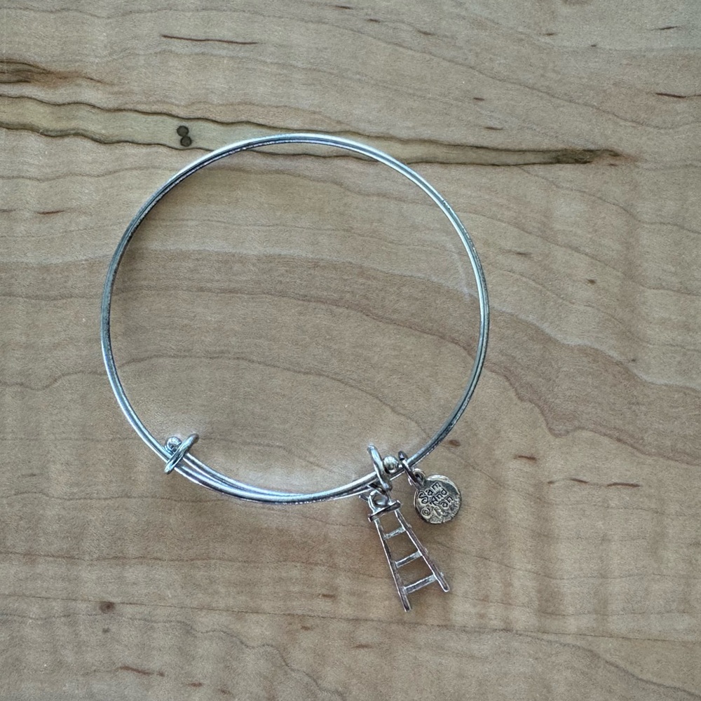 Alex and Ani Silver Ladder Bracelet